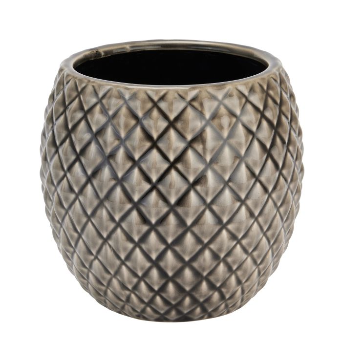 Owen Collection Diamond Planter - Grey