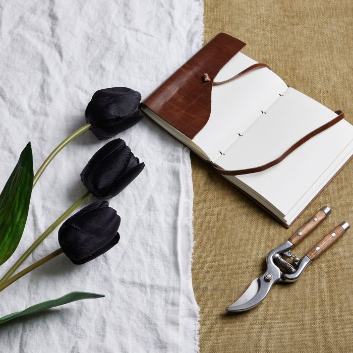 Tall Triple Tulip Stem - Black