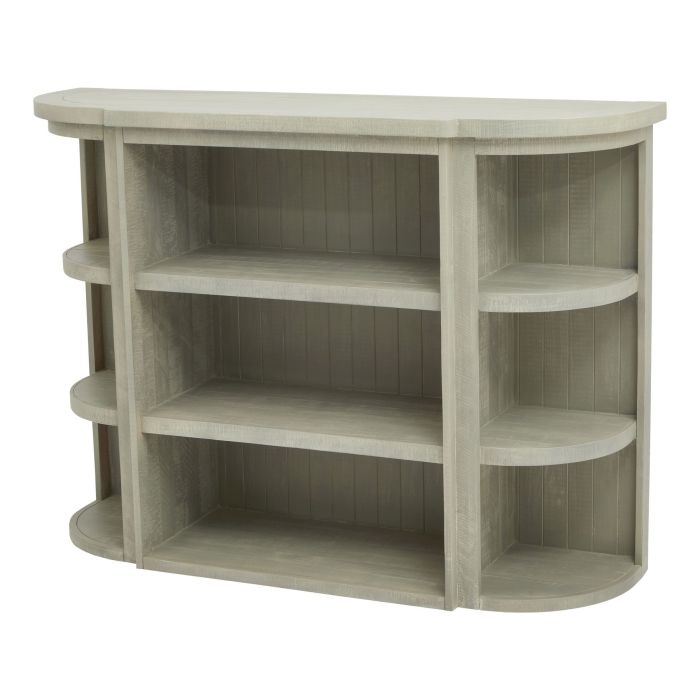 Curved Features 3 Shelf Dresser Top - Neutral Tones