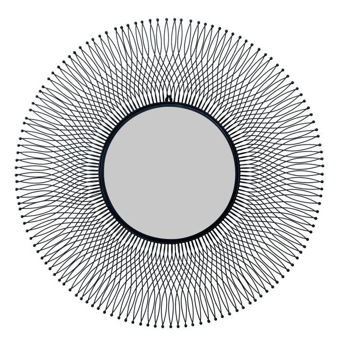 Rio Large Wire Mirror - Black