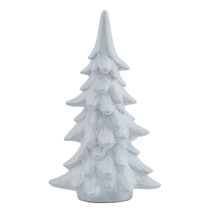 Medium Snowy Fir Tree - White