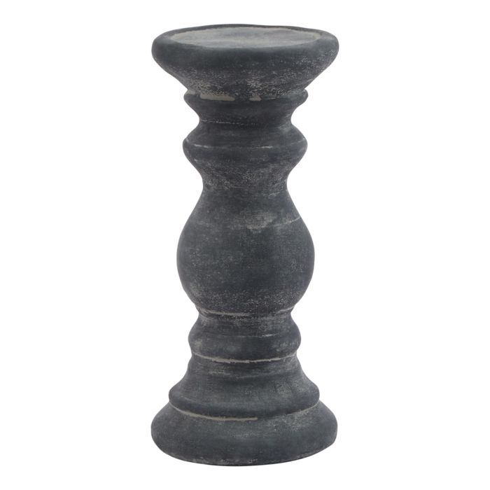 Small Column Candle Holder - Grey