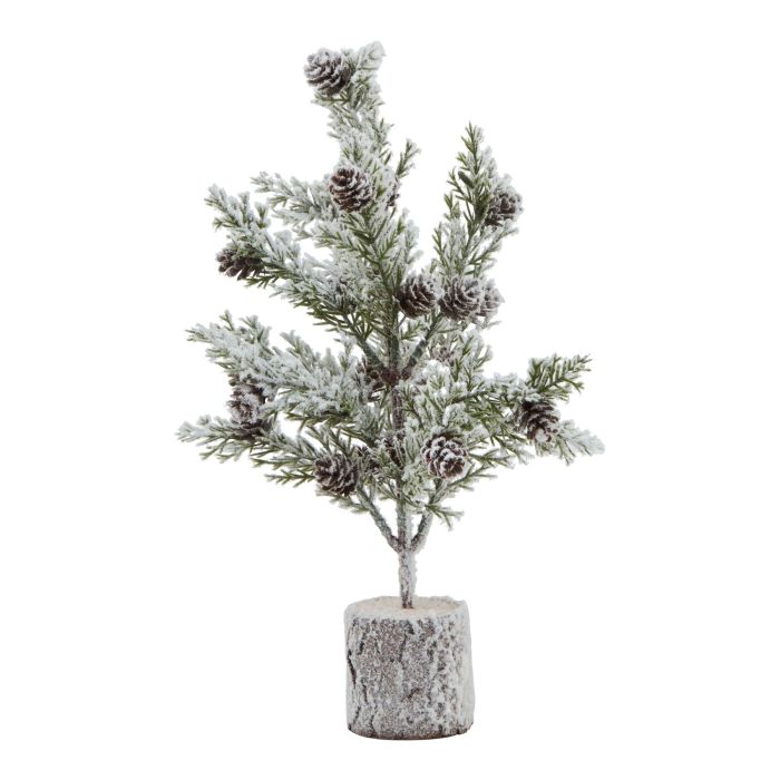 Snowo Fir Tree With Pinecones - Small