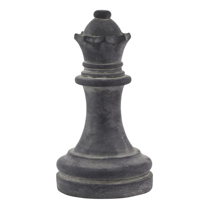 Queen Chess Piece - Grey