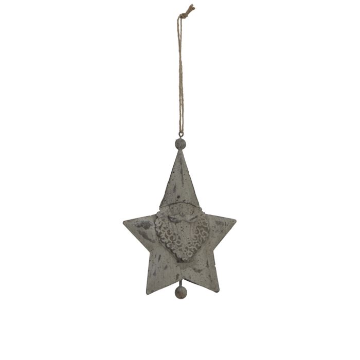 Rusto Hanging Santa Star - Large