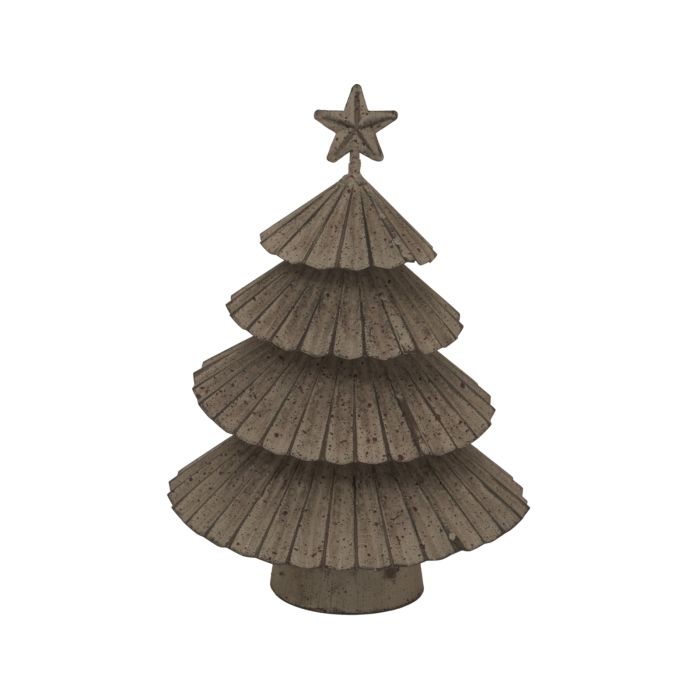 Rusto Metal Layered Tree With Star