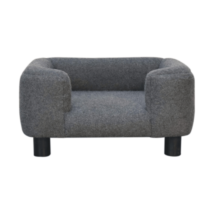 Isabeau Tweed Pet Sofa Bed - Grey