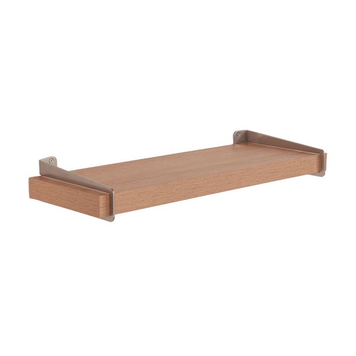 Livia 60cm Oak Effect Chunky Shelf with Slide On Brackets