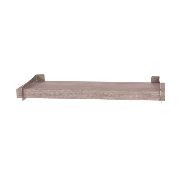 Livia Grey Oak 80cm Chunky Shelf with Slide On Metal Brackets