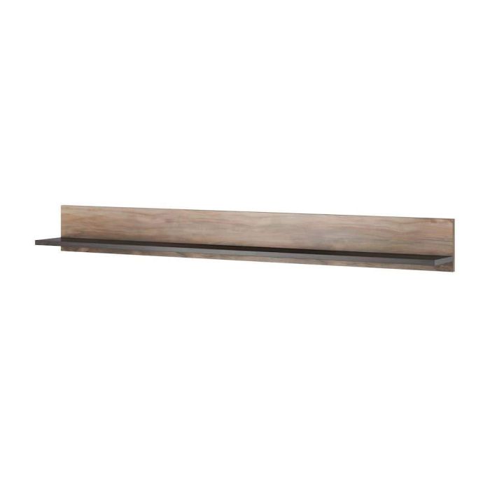 Rainbow 02 Wall Shelf 180cm - Oak Satin