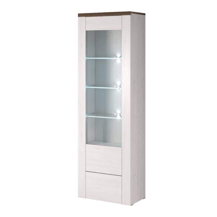 Rainbow 05 Tall Display Cabinet - Oak Sibiu Larche