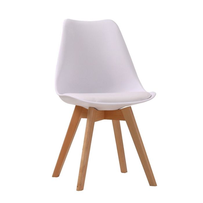 LOUVEN Dining Chair - White
