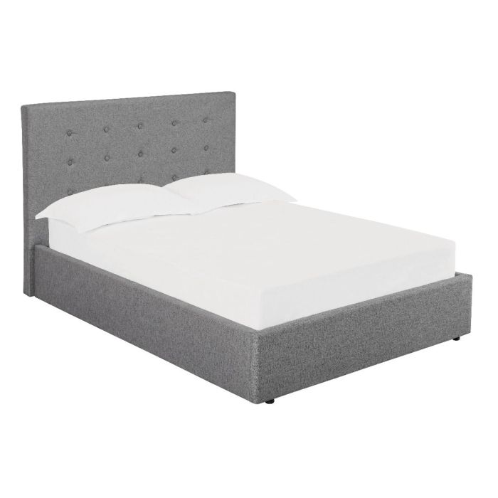 Lucca Fabric Kingsize 5ft Bed - Grey