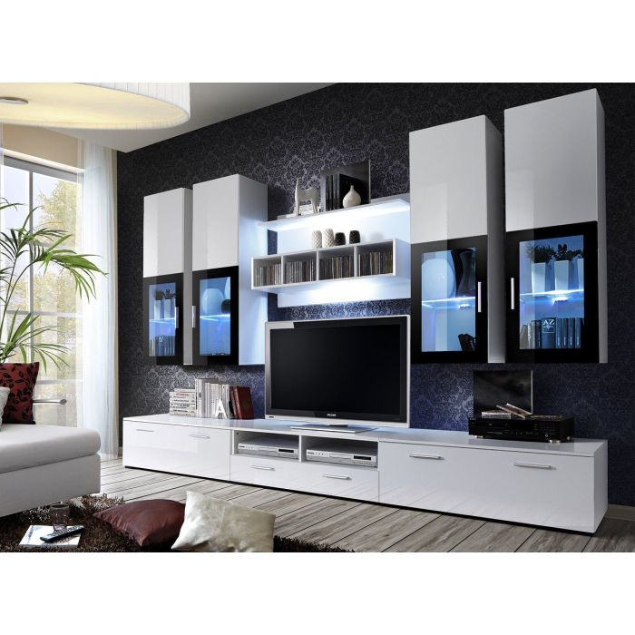Harp Entertainment Unit - White Gloss