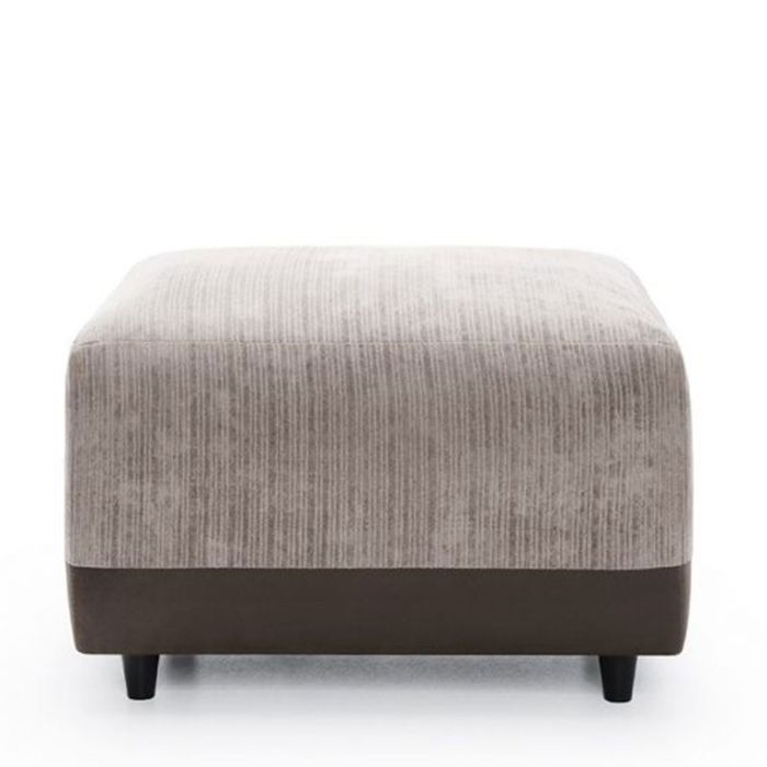 Linacre Footstool - Brown and Beige