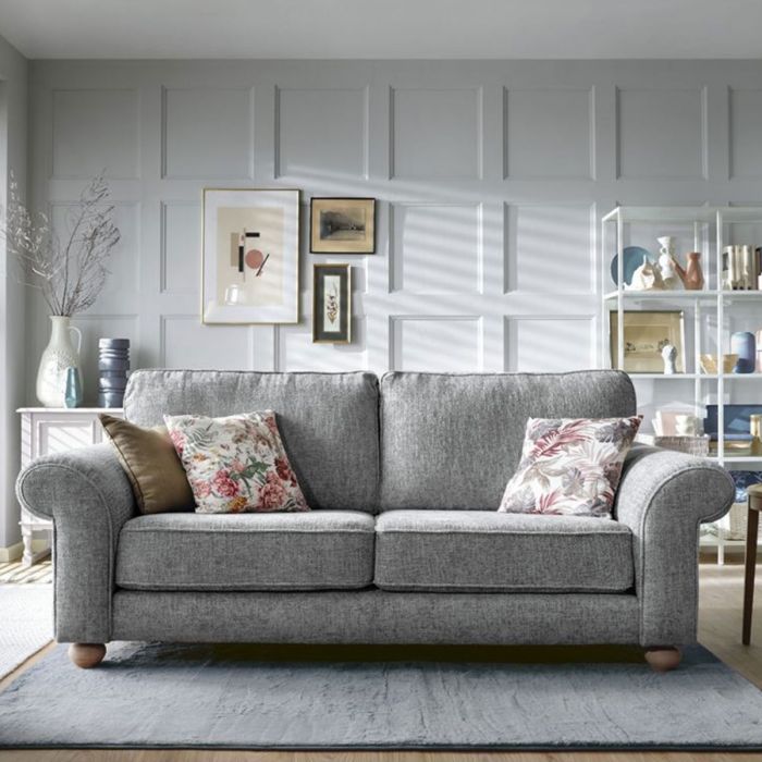 Zazzles 3 Seater Sofa - Steel Grey