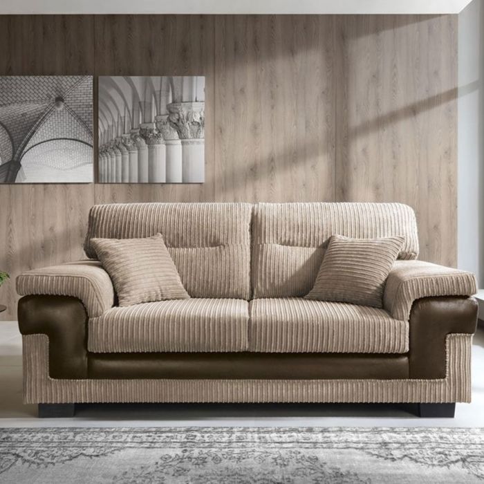 Nathaniel 3 Seater Sofa - Brown