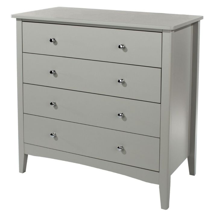 Como 4 Drawer Chest - Grey