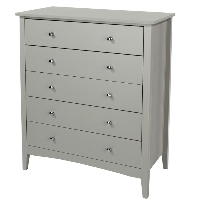 Como 5 Drawer Chest - Grey