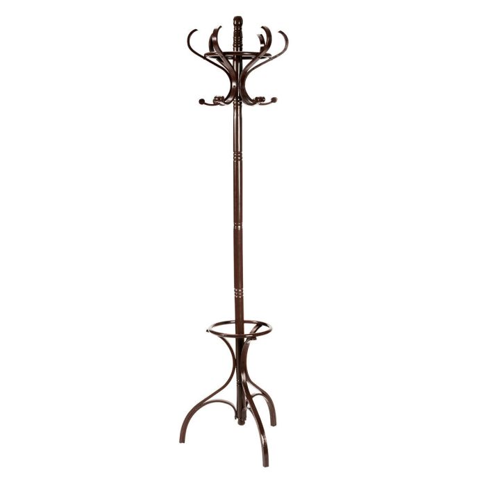 Wooden Coat and Hat Stand - Brown