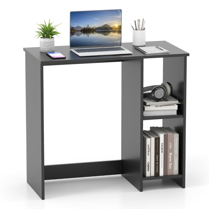 MIRON 31.5 Inch Home Office Desk for Small Space-Black