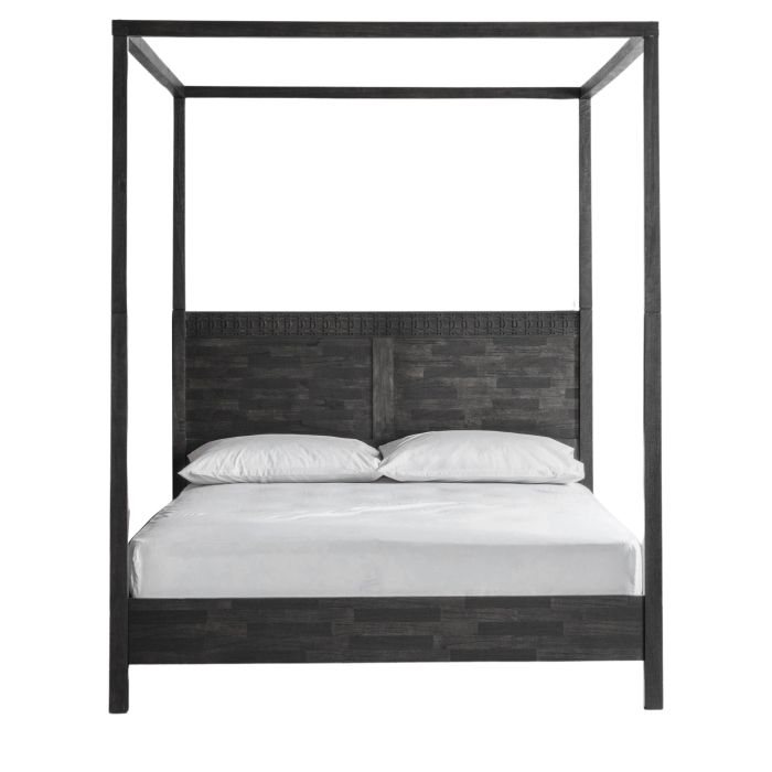 ASHWELL Super Kingsize Wooden Bedframe - Black