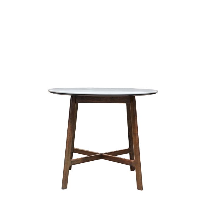 HEATHFIELD Round Dining Table - Dark Oak