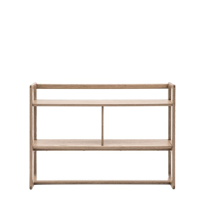 ARTISAN Wide Open Display Rack - Light Oak
