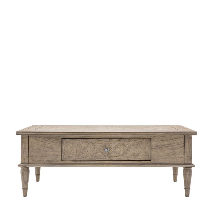 OAKLEIGH Push Drawer Coffee Table - Oak