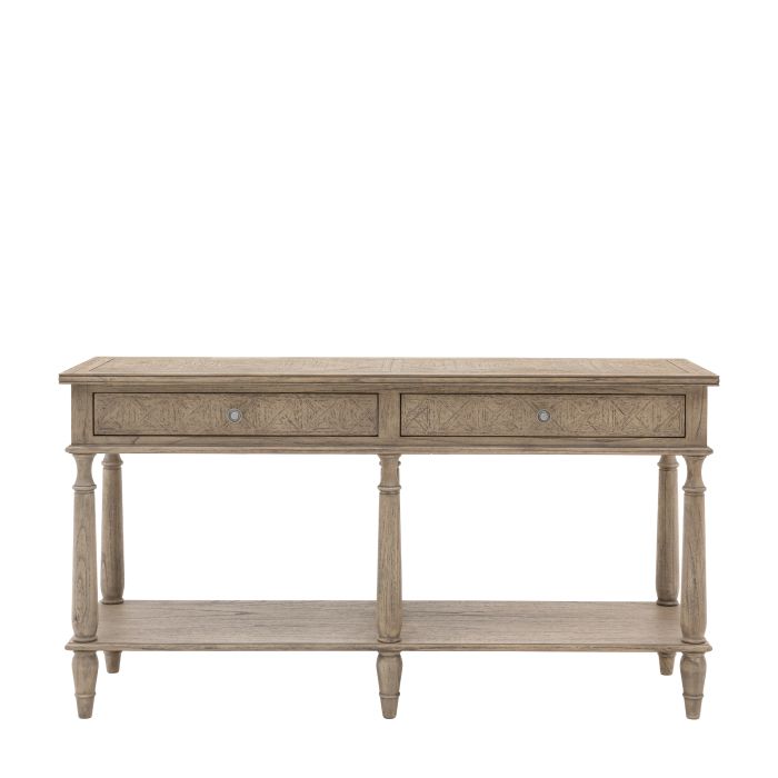 OAKLEIGH 2 Drawer Console Table - Oak