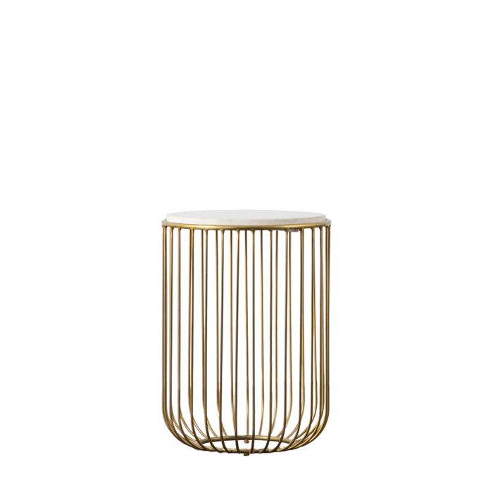 MAPLELEIGH Side Table - Gold