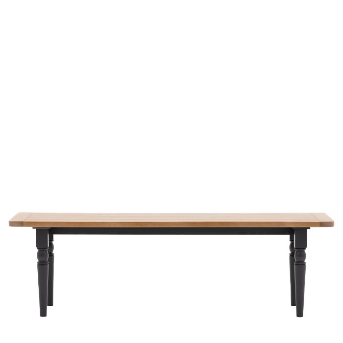BANSTEAD Dining Bench - Black