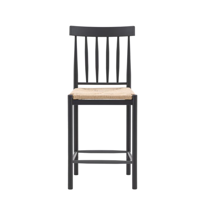 BANSTEAD Bar Stool Black - Set of 2