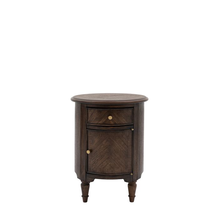WHITCOMBE Drum Side Table
