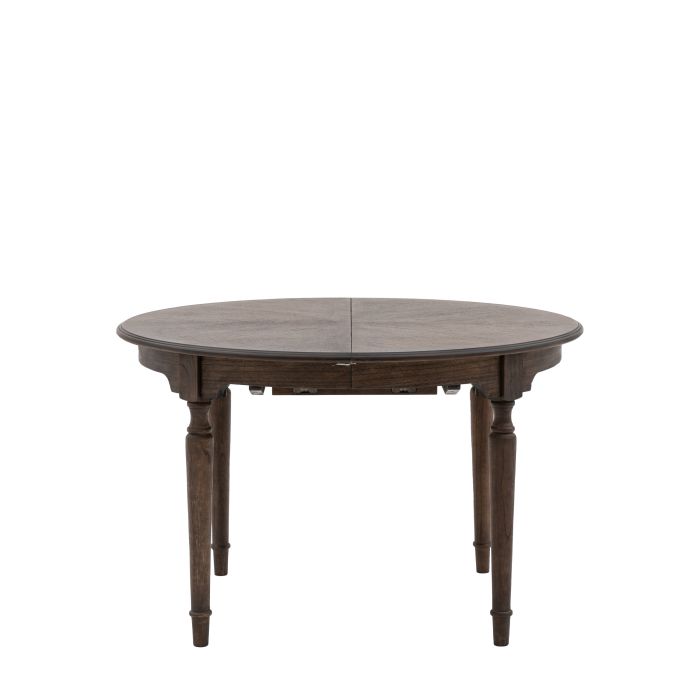 WHITCOMBE Extending Round Dining Table