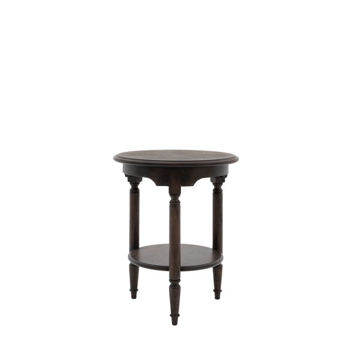 WHITCOMBE Side Table - Dark Oak