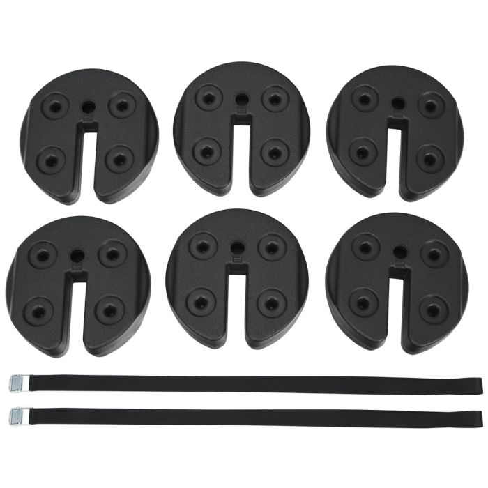 Canopy Weights with No-Pinch Design for Easy Installation and Removal