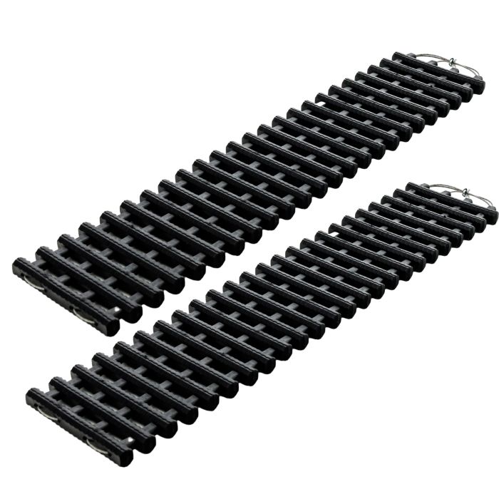 GLOWTARA Tire Traction Mats TPR Recovery Tracks with Bag-L