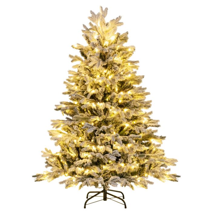 Pre-Lit PE/PVC Christmas Tree - 4.5ft