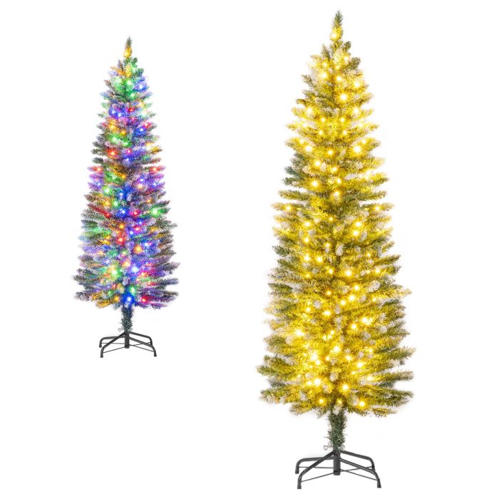 Pre-lit Artificial Christmas Tree with Switchable LEDs - 5 ft