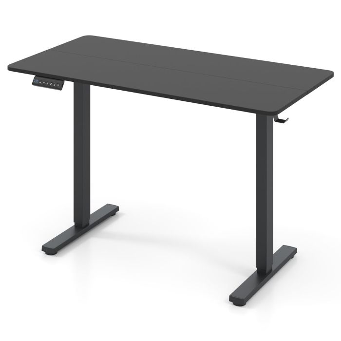 XIREL 120 x 60cm Electric Standing Computer Desk with 3 Memory Preset-Black