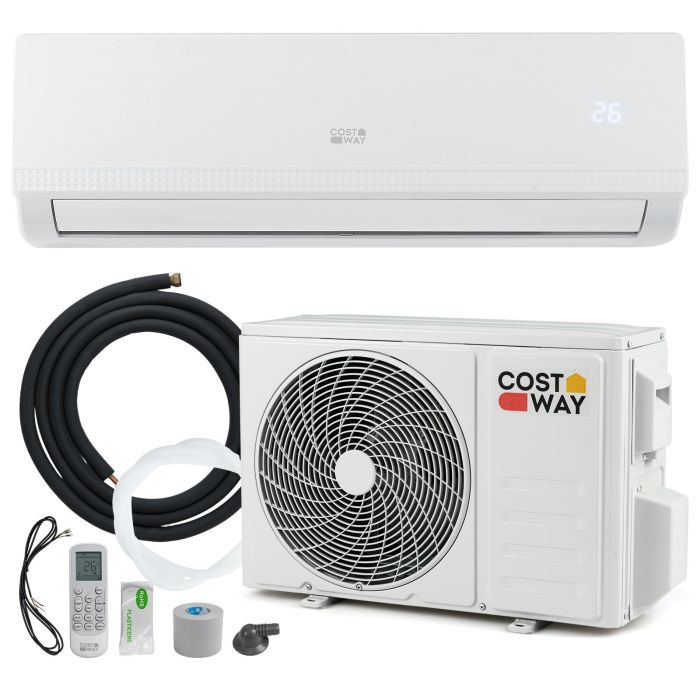9000 BTU (2.6 kW) Mini Split Air Conditioner A++ Energy Efficient AC Unit-White