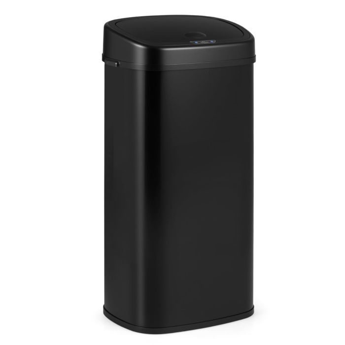 68L Trash Can with Dual-Zone Design Automatic Touchless Garbage Can-Black