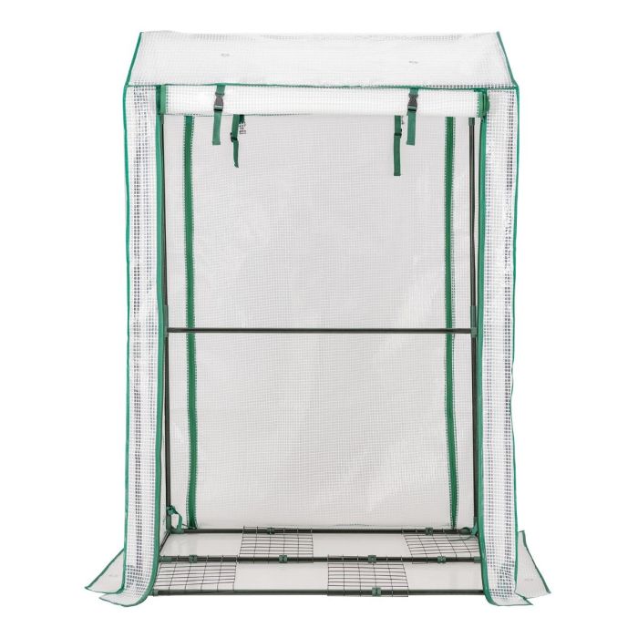 Garden Greenhouse - Garden Grow Green House with 4 Shelves and Roll-up Zippered Door