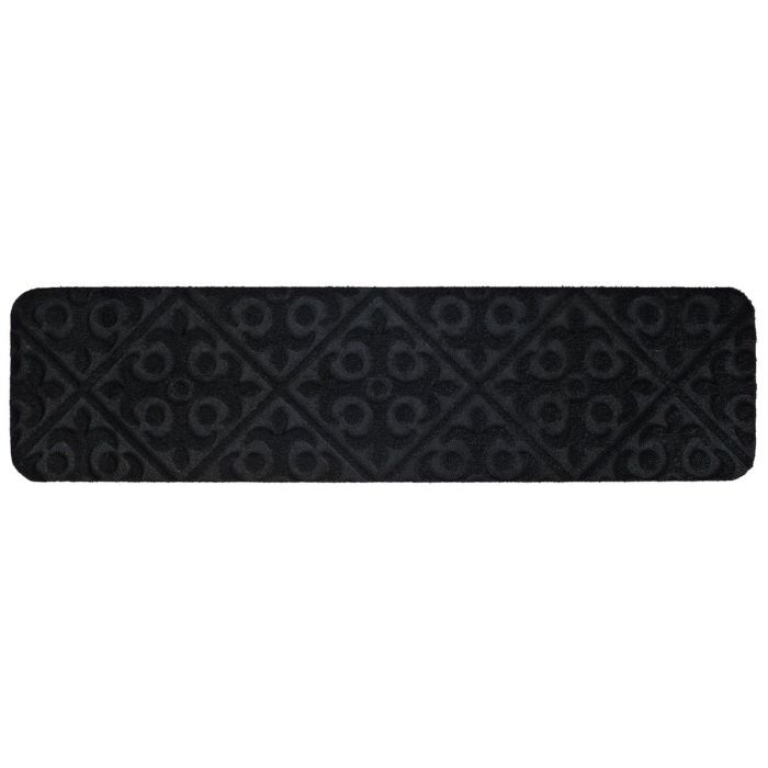 DRAYCREST Non-Slip Stair Mats with Reusable Adhesive-Black