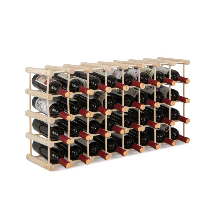 36-Bottle Wine Rack for Home Bar Pantry
