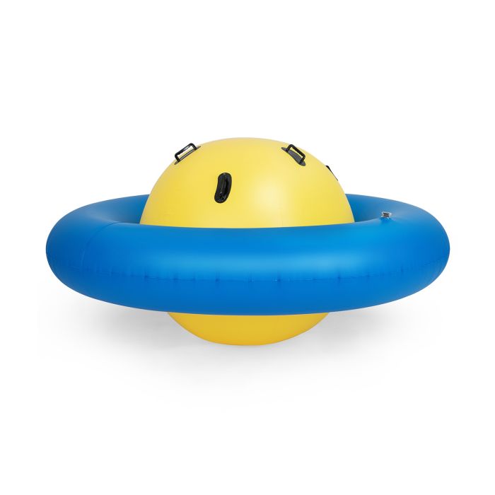 Inflatable Dome Rocker Bouncer with Handles - Yellow