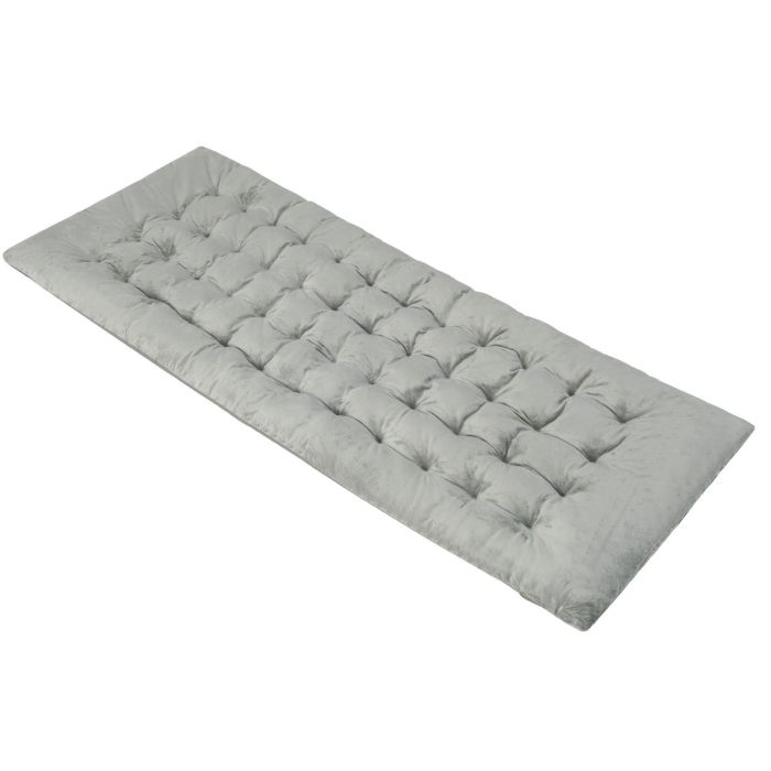 Cot Pad - Outdoor Camping Cot Pads Crystal Velvet Sleeping Pads Mattress-Grey