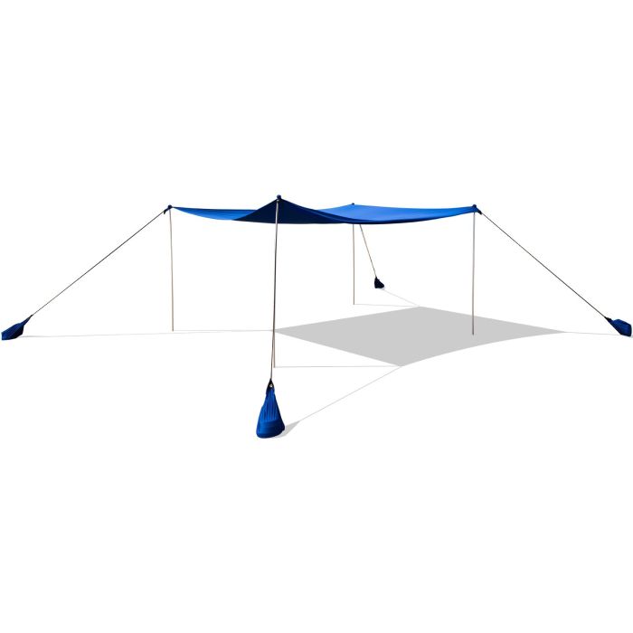 Beach Tent - Beach Canopy Shields 300 x 300 cm Beach Tent Sun Shelter Fit 6-8 People-Blue