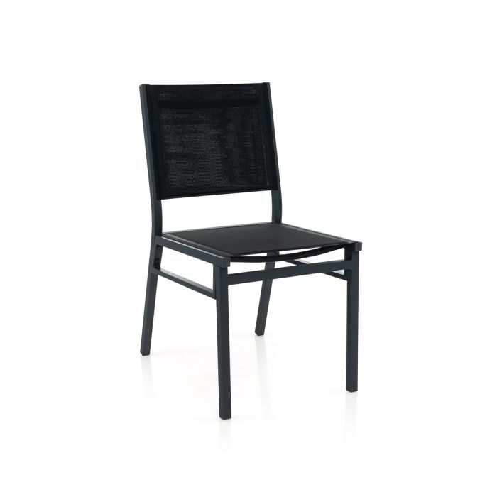 Garden Chair - Patio Armless Chair with Breathable Seat and Backrest-1 Piece